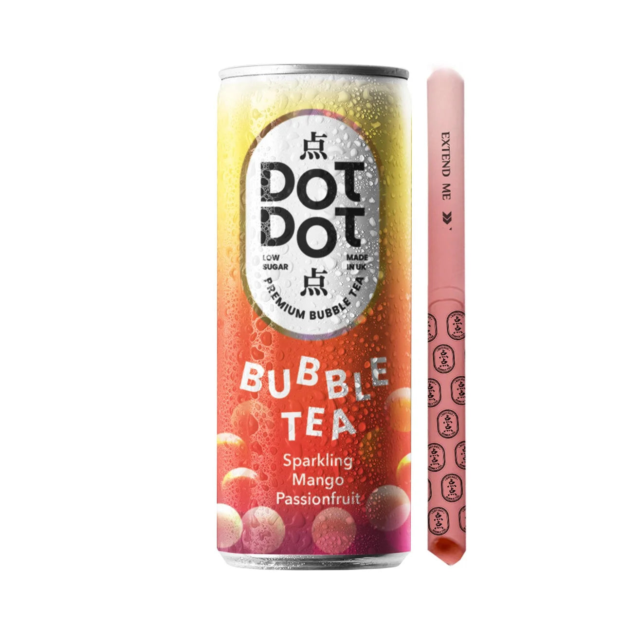 Dot Dot Sparkling Mango Bubble Tea 250ml