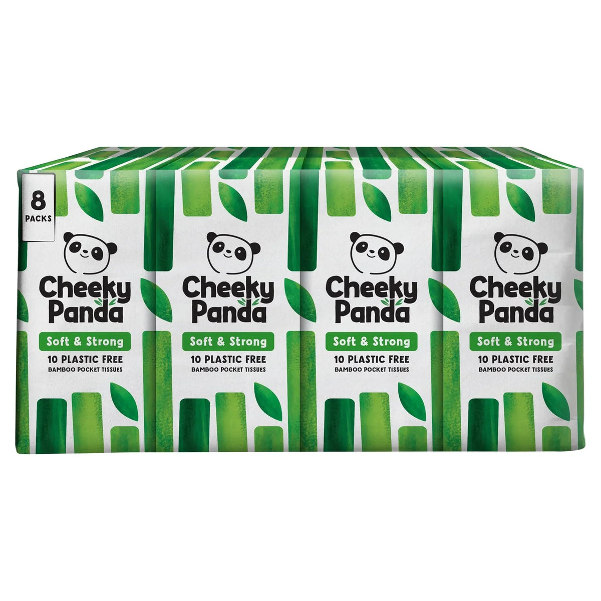 Cheeky Panda Pocket Tissues x8 Pack