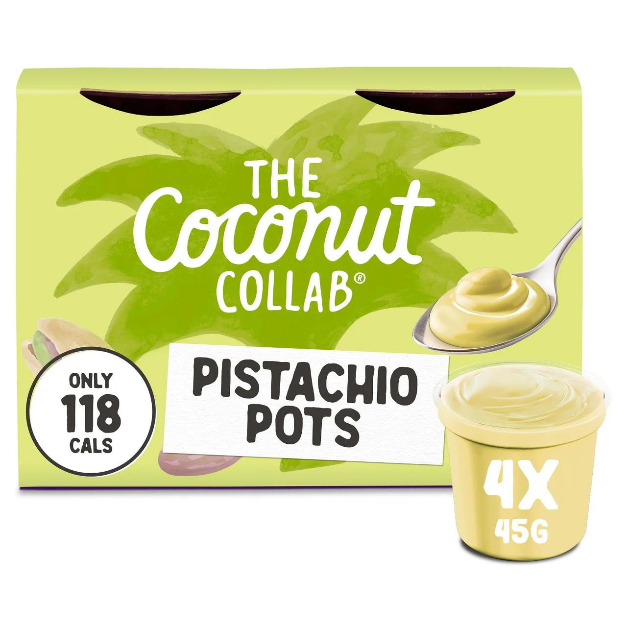 The Coconut Collab Pistachio Pots 4x45g