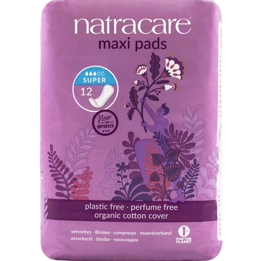 Natracare Maxi Pads Super