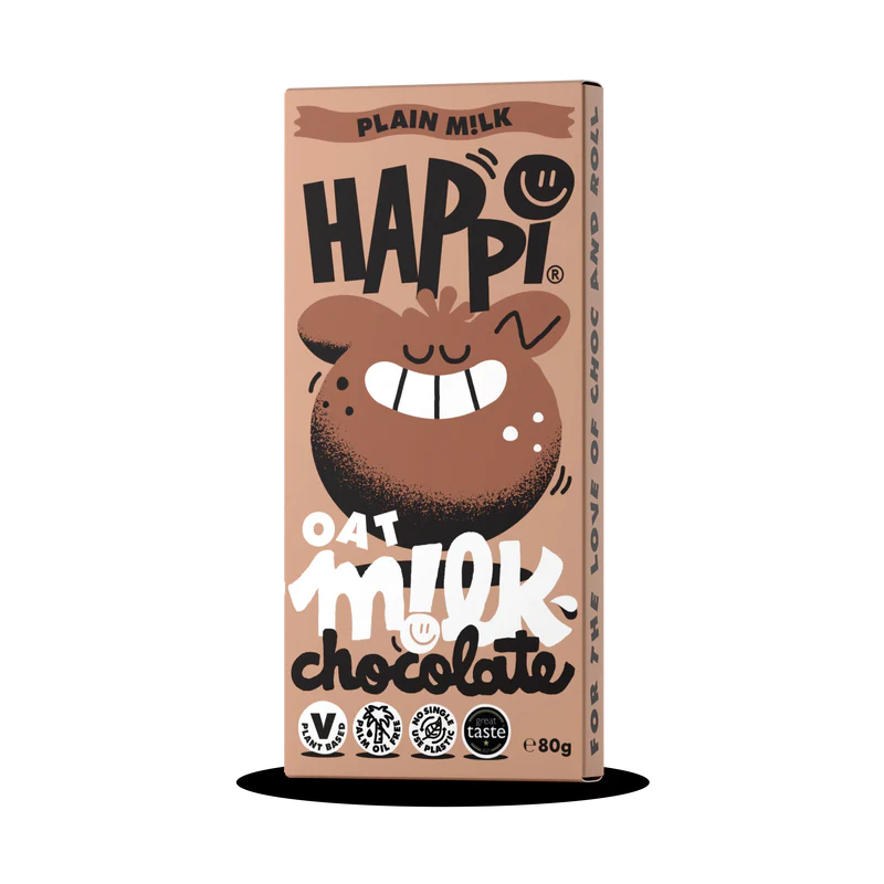 Happi Oat Milk Chocolate Bar 80g
