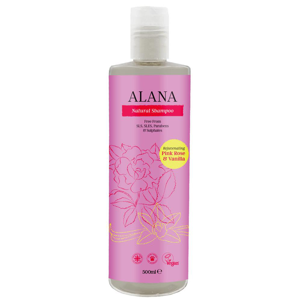 Alana Shampoo Pink Rose & Vanilla 500ml