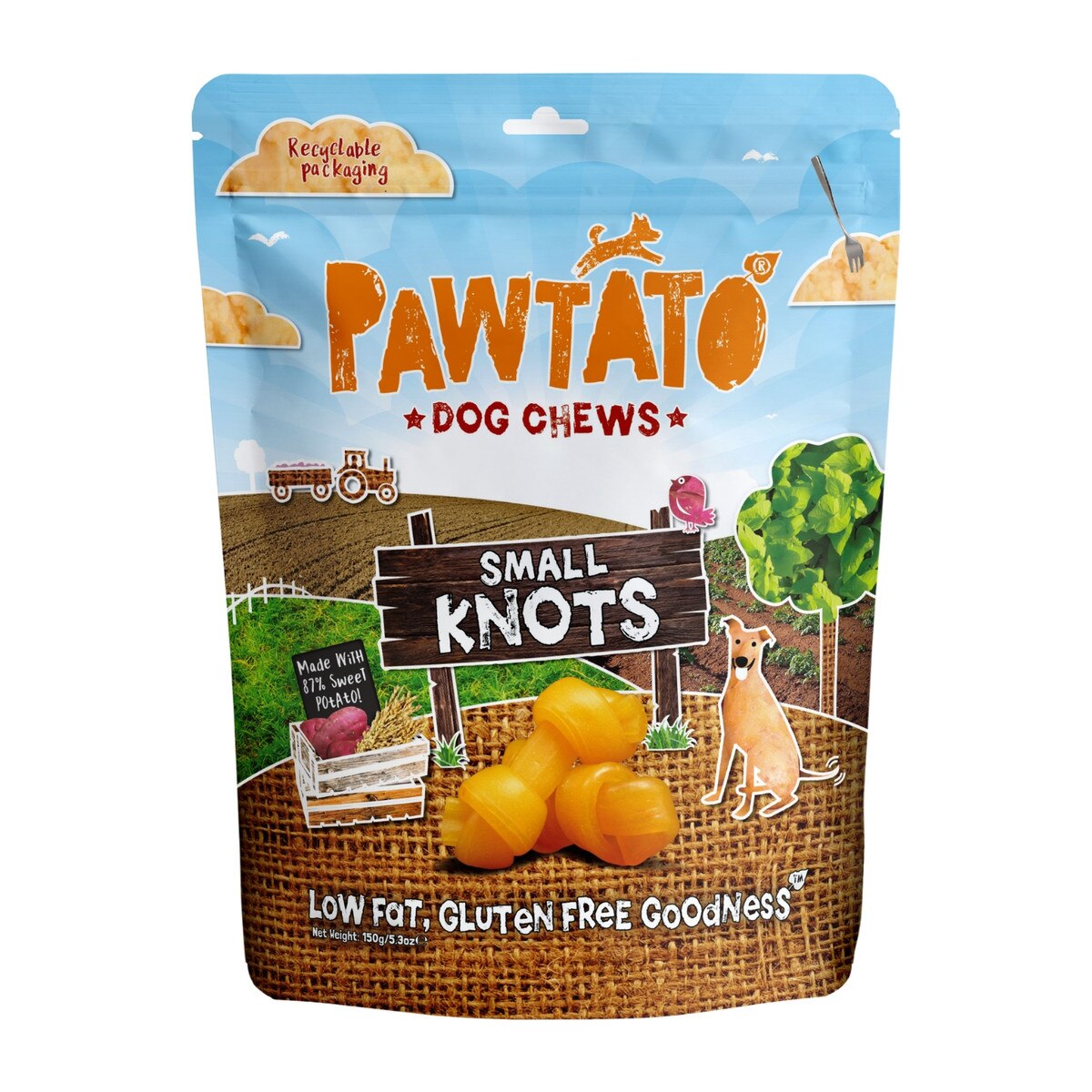 Benevo Pawtato Knots Small 150g