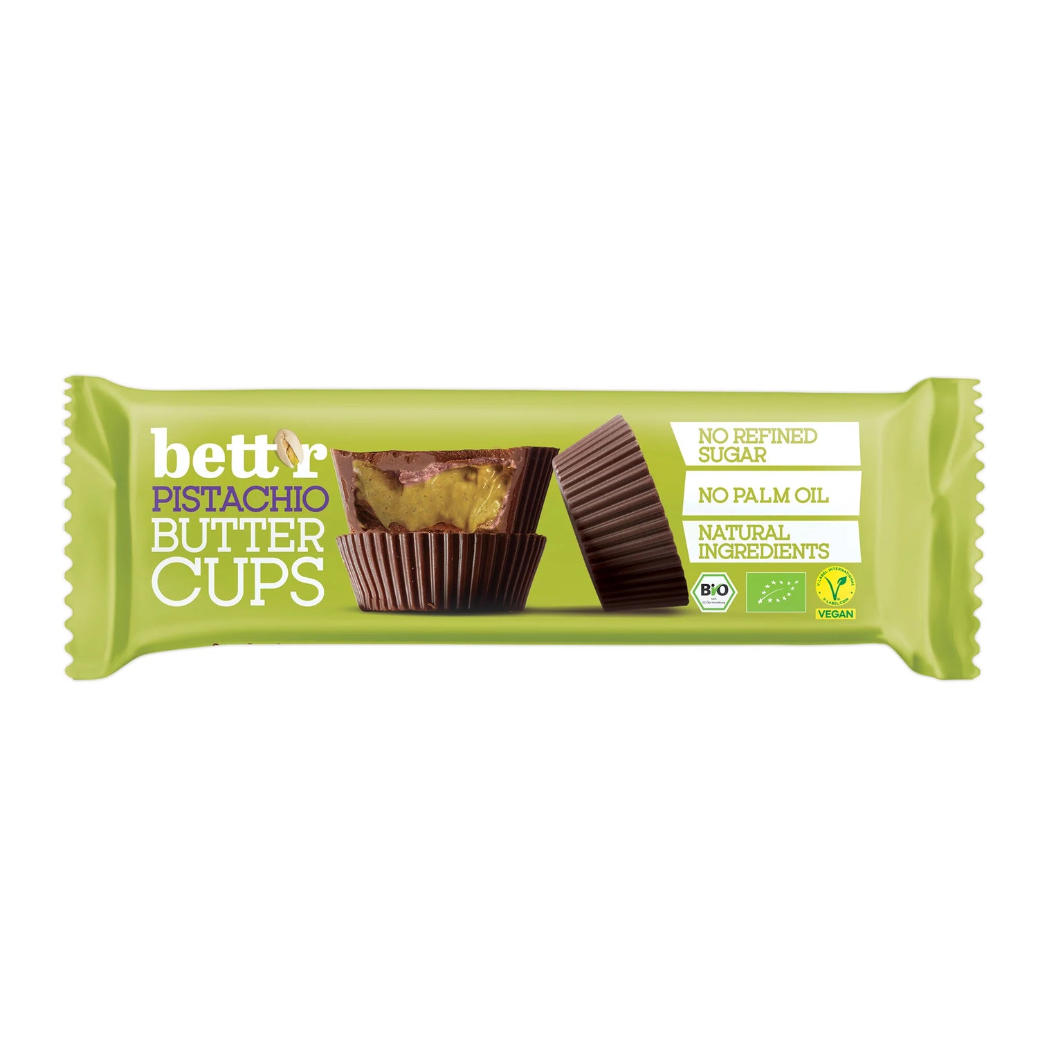 Bettr Nut Butter Cups Pistachio 39g