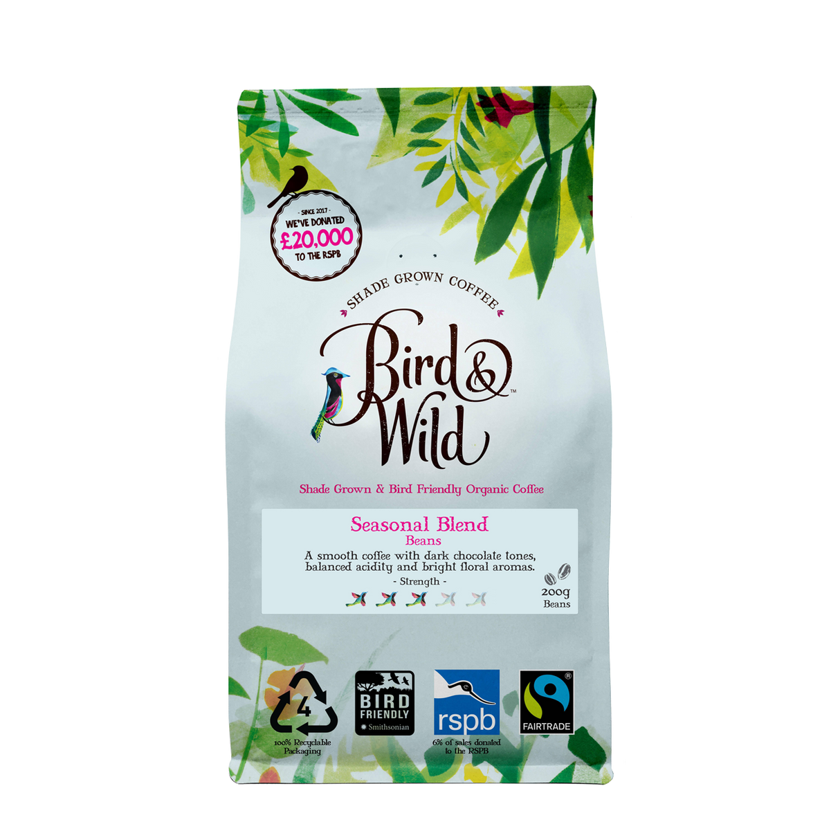 Bird & Wild Ground Coffee Seasonal 200g