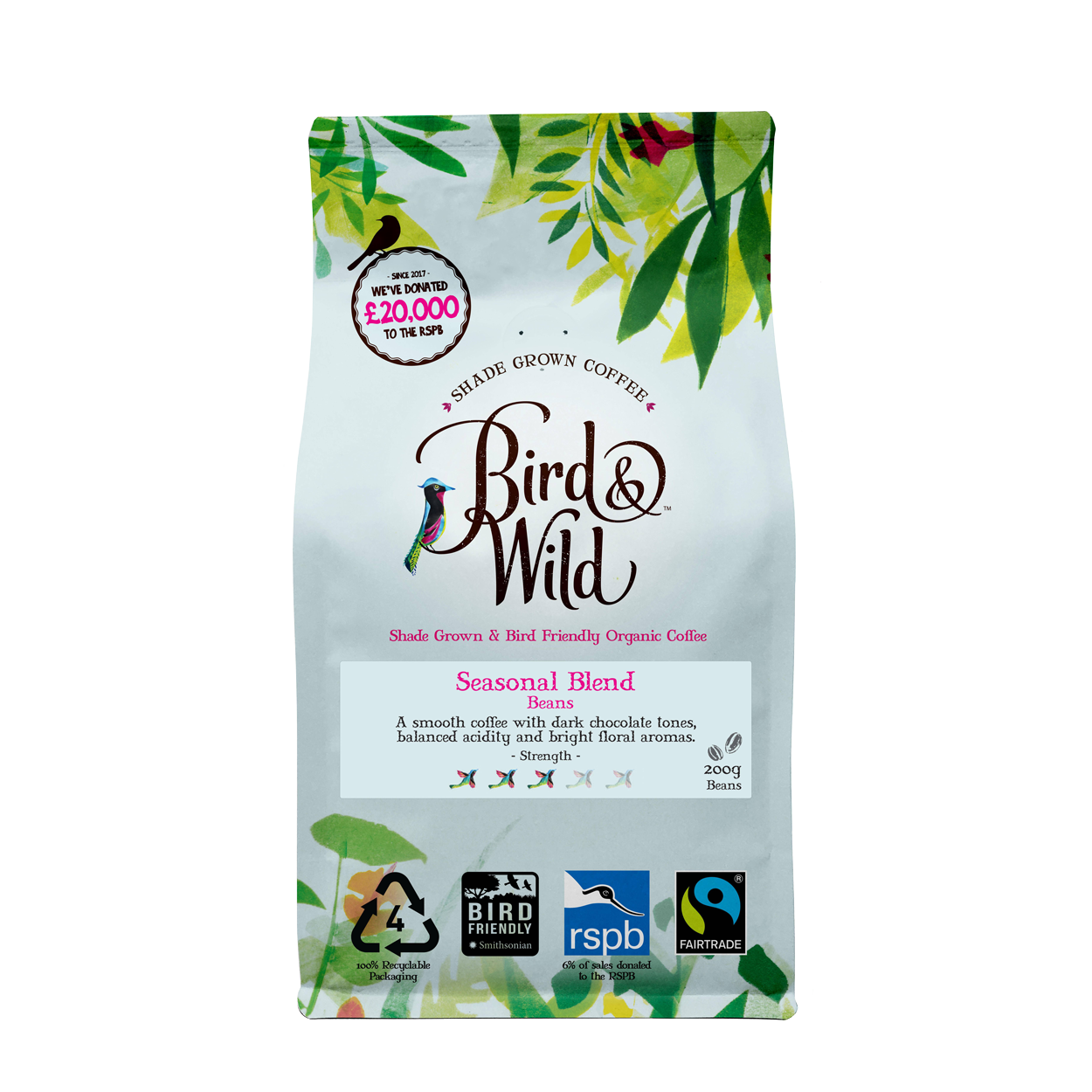 Bird & Wild Ground Coffee Seasonal 200g