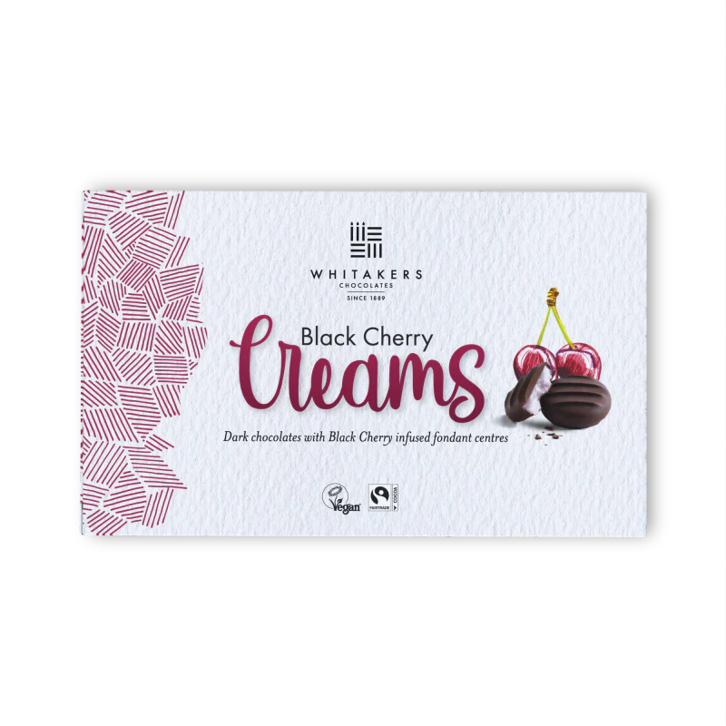 Whitaker's Black Cherry Fondant Creams 150g