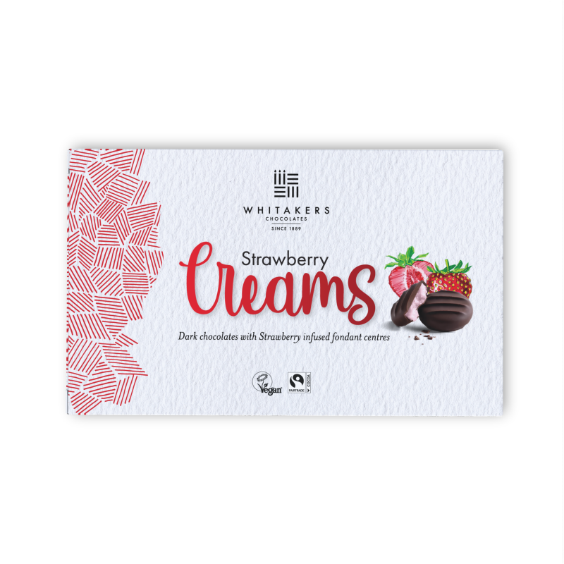 Whitakers Strawberry Creams 150g