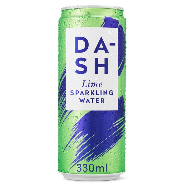 Dash Sparkling Water Lime 330ml
