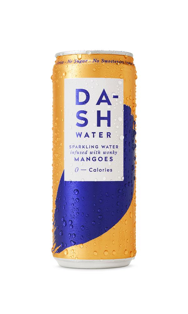 DASH Sparkling Mango Water 330ml