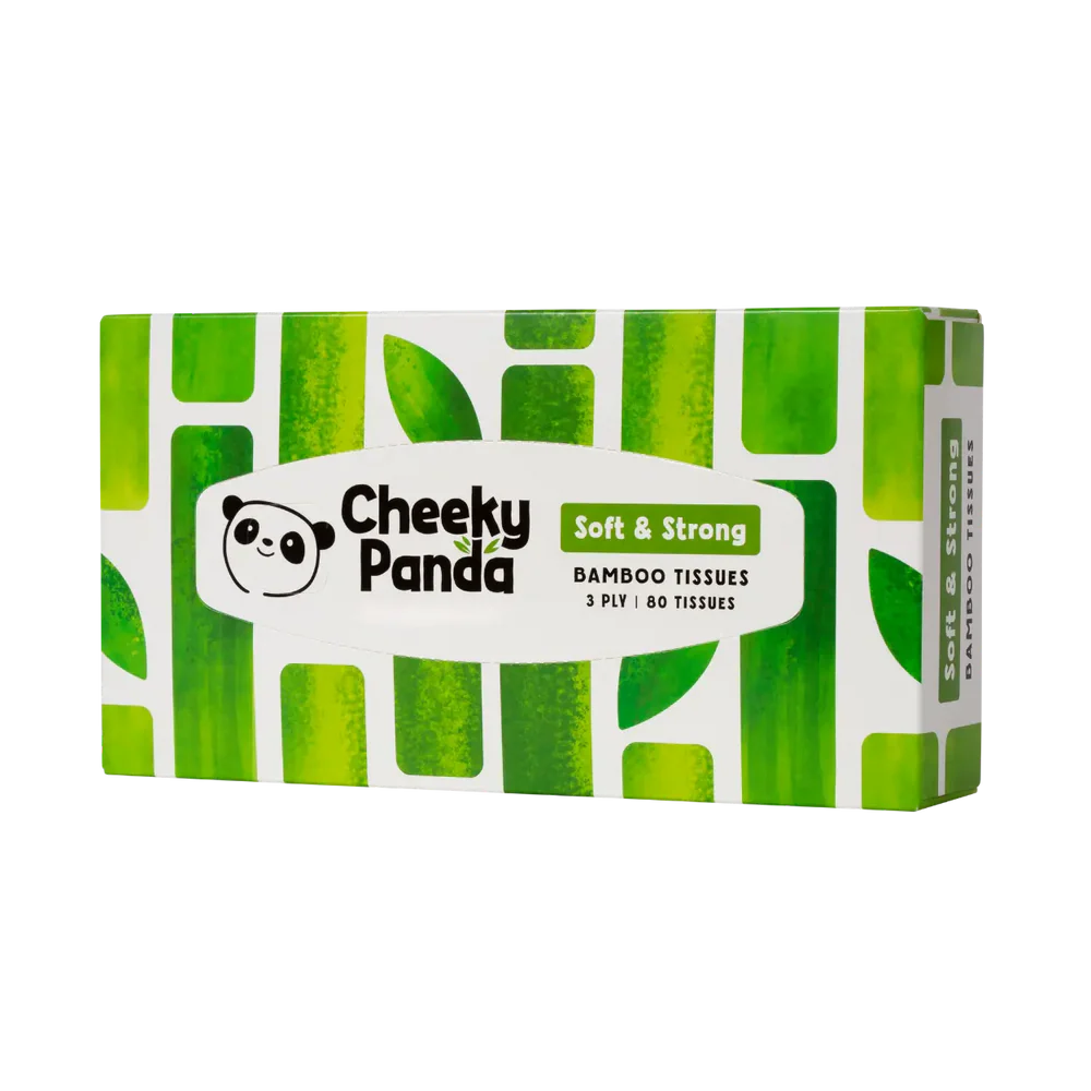 Cheeky Panda Bamboo Tissue Box of 80