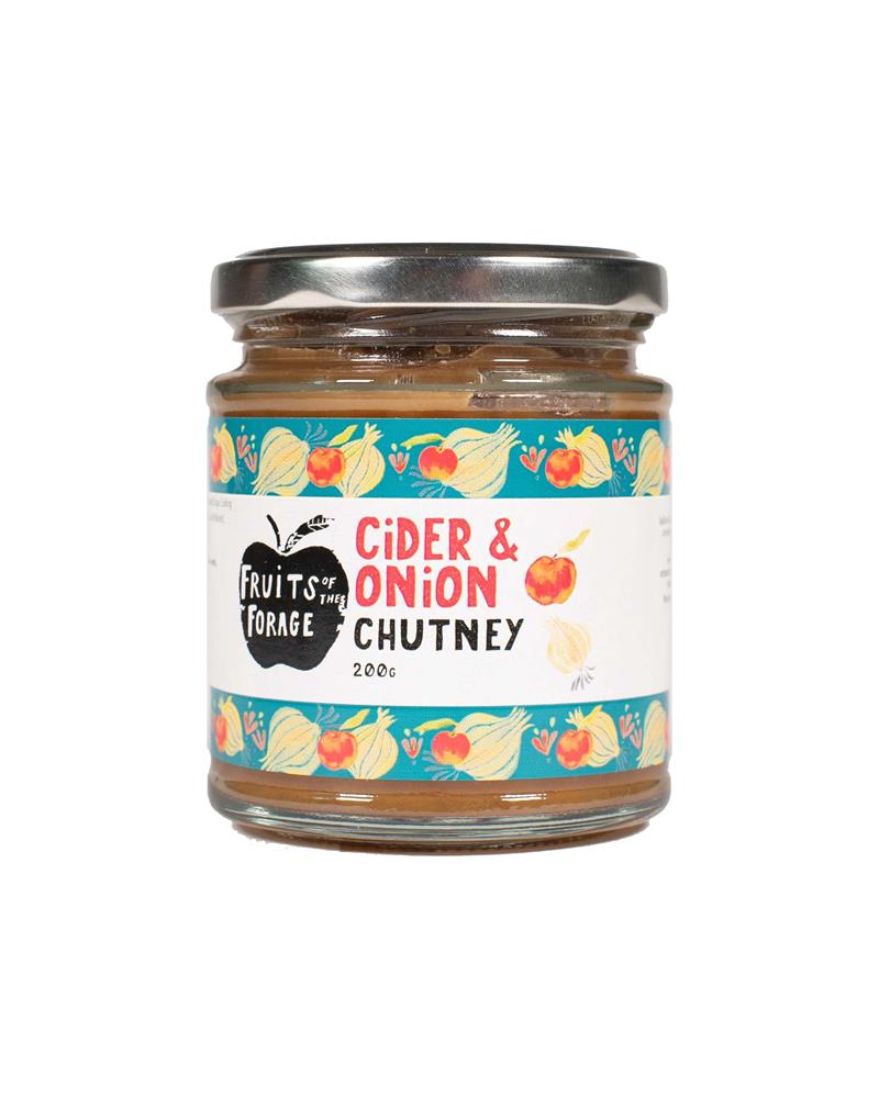 Fruits Of The Forage Herefordshire Cider & Onion Chutney 200g