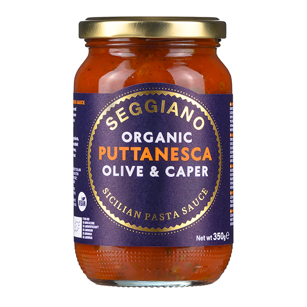 Seggiano Pasta Sauce Puttanesca Olive and Caper 350g