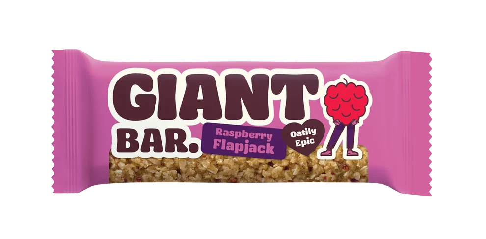 Giant Bar Raspberry Flapjack 90g
