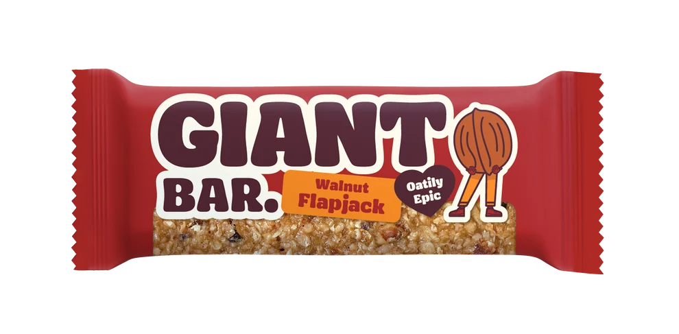 Giant Bar Walnut Flapjack 90g