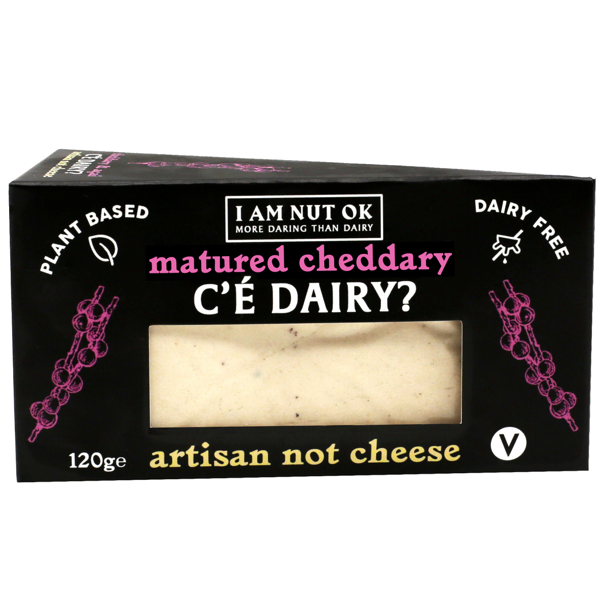 I AM NUT OK Wedge Ce Dairy? Mature Cheddar Style 120g