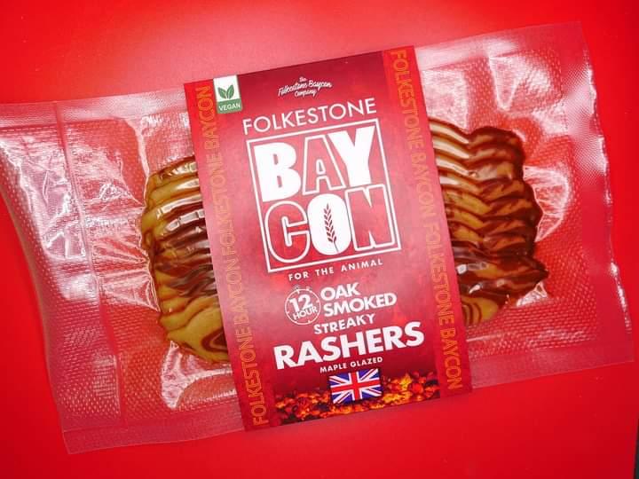 Folkestone Baycon Oak Smoked Streaky Rashers 150g