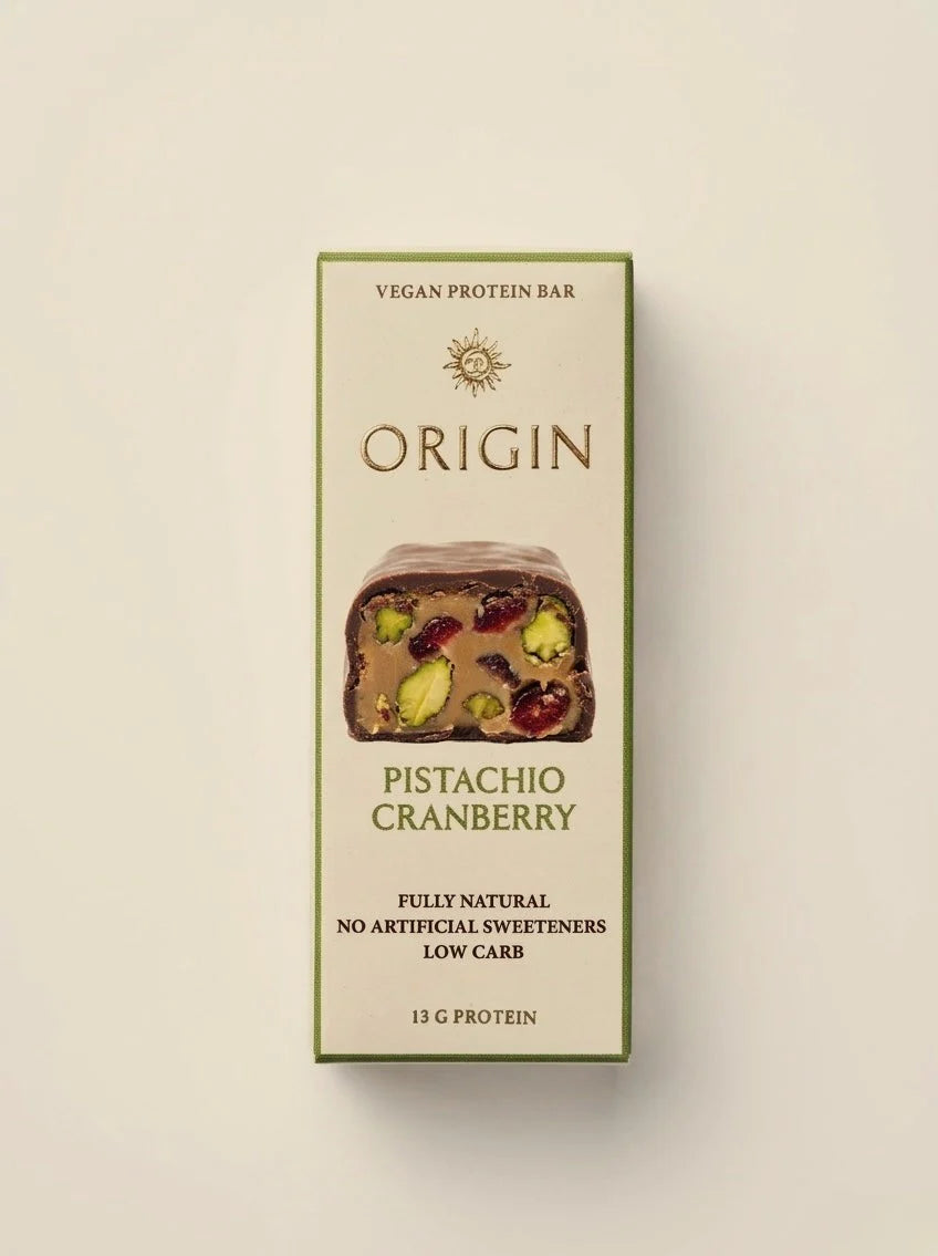 Origin Pistachio Cranberry Protein Bar 45g