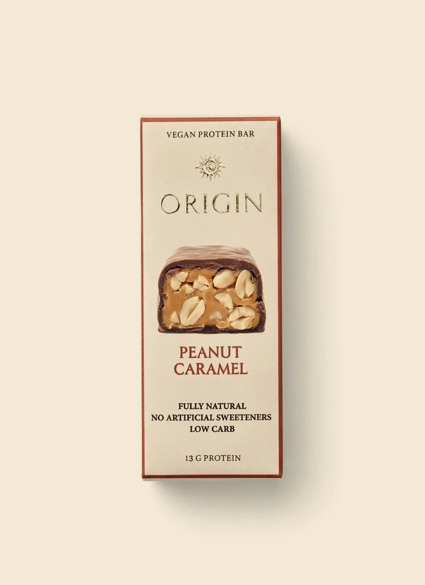 Origin Peanut Caramel Protein Bar 45g