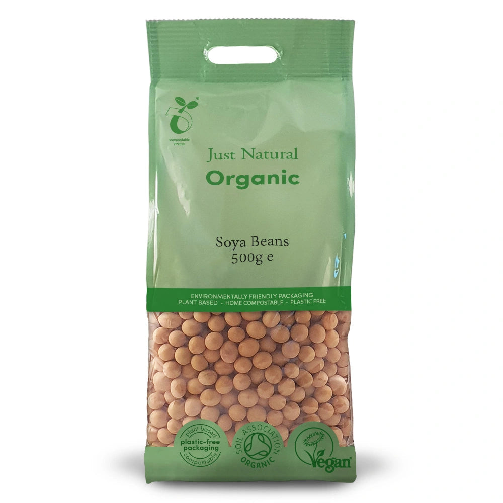 Just Natural Org Soya Beans 500g