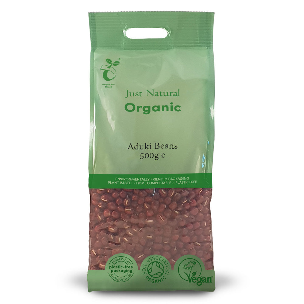 Just Natural Org Aduki Beans 500g