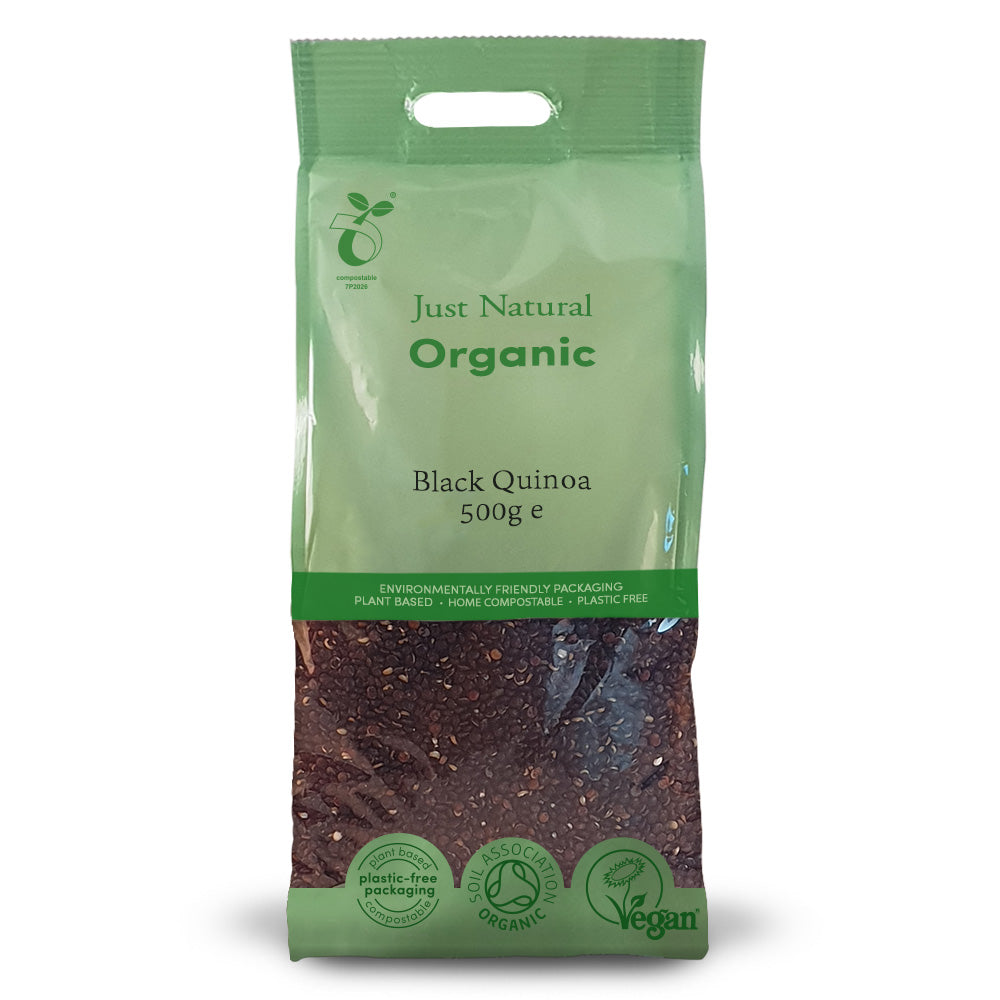 Just Natural Org Black Quinoa 500g