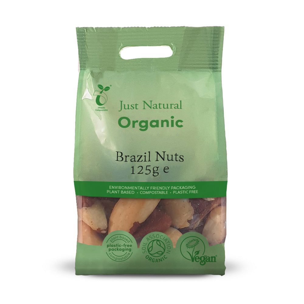 Just Natural Org Brazil Nuts 125g