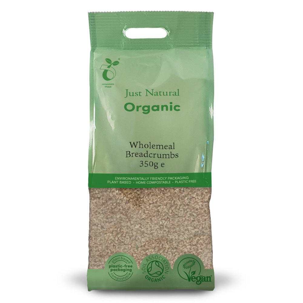Just Natural Org Wholemeal Breadcrumbs 350g