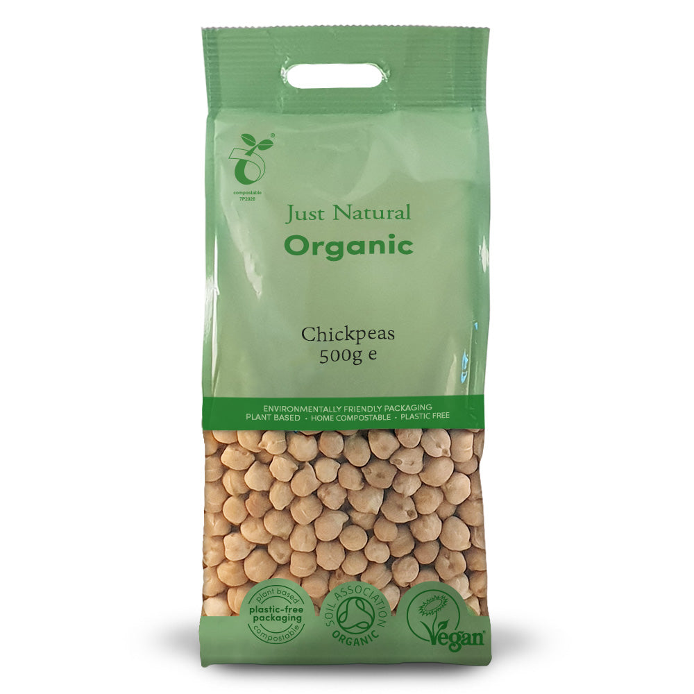 Just Natural Org Chickpeas 500g