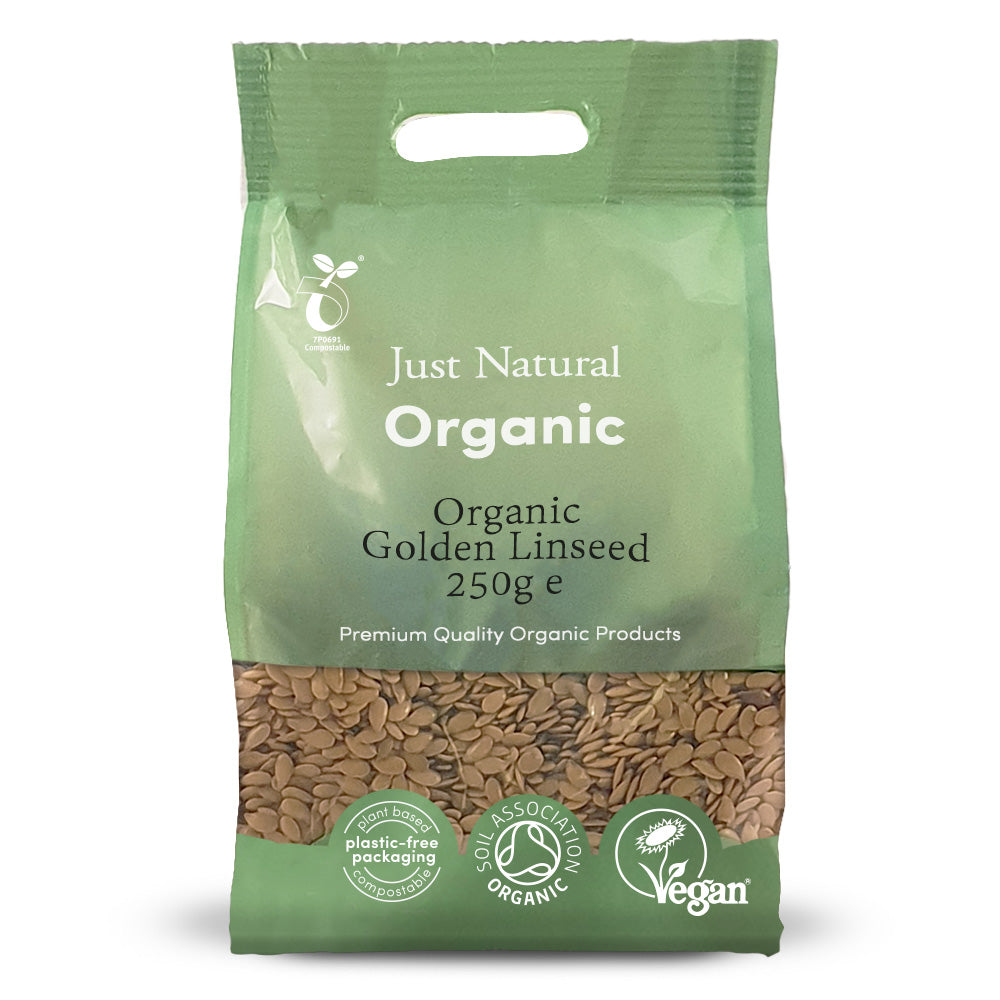 Just Natural Org Golden Linseed 250g