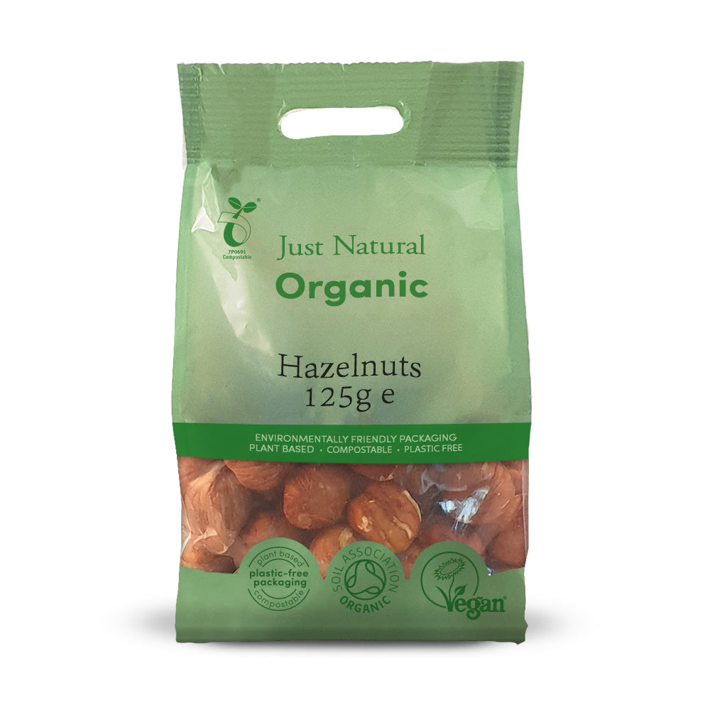 Just Natural Org Hazelnuts 125g