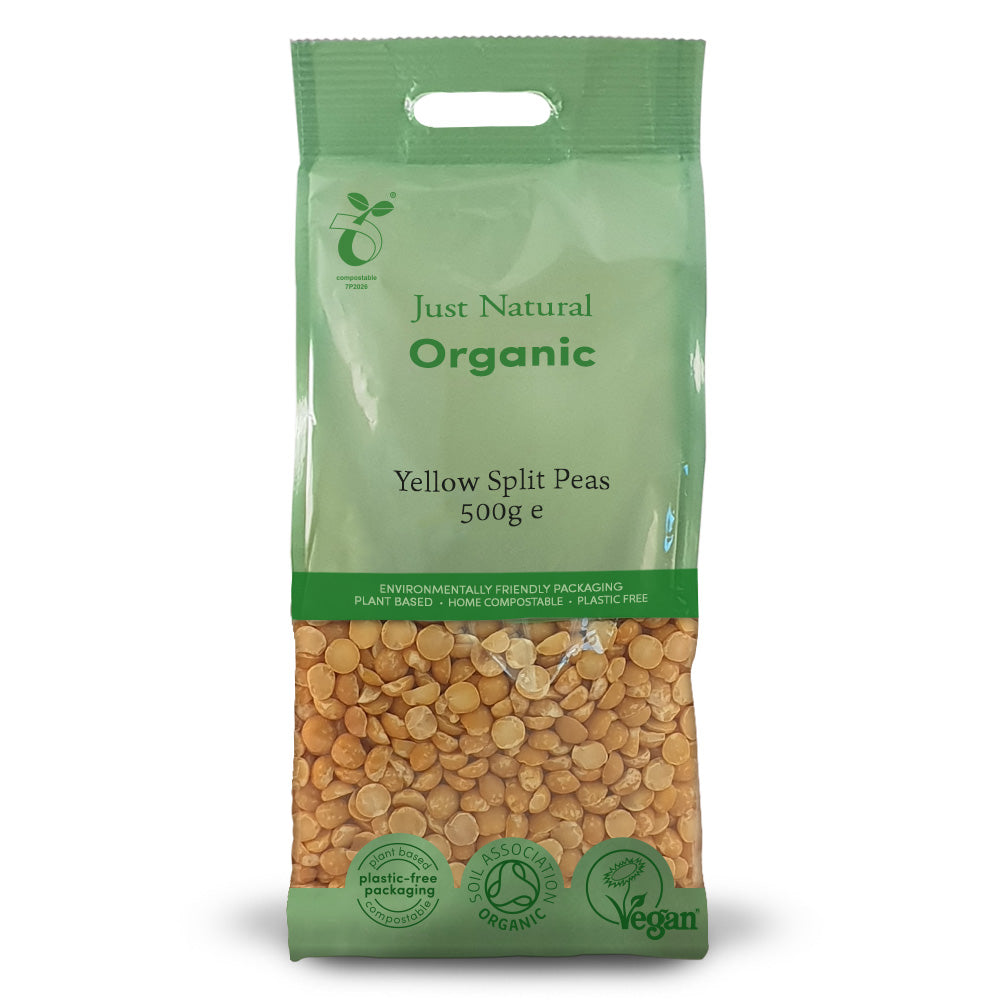 Just Natural Yellow Split Peas 500g