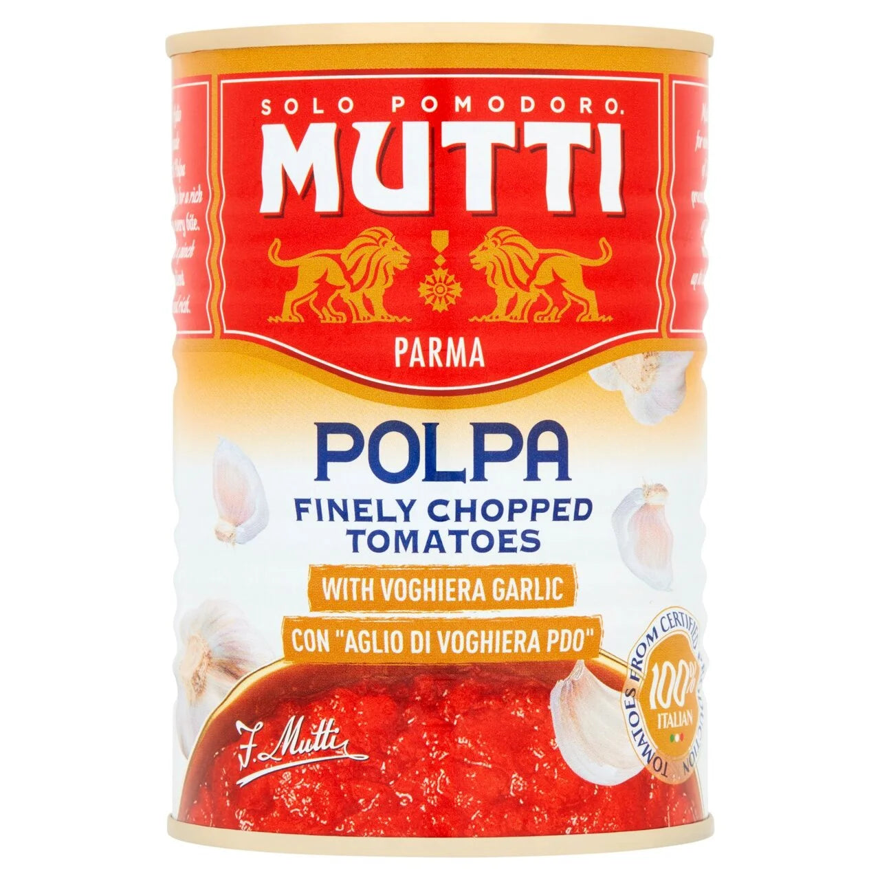Mutti Polpa with Garlic 400g