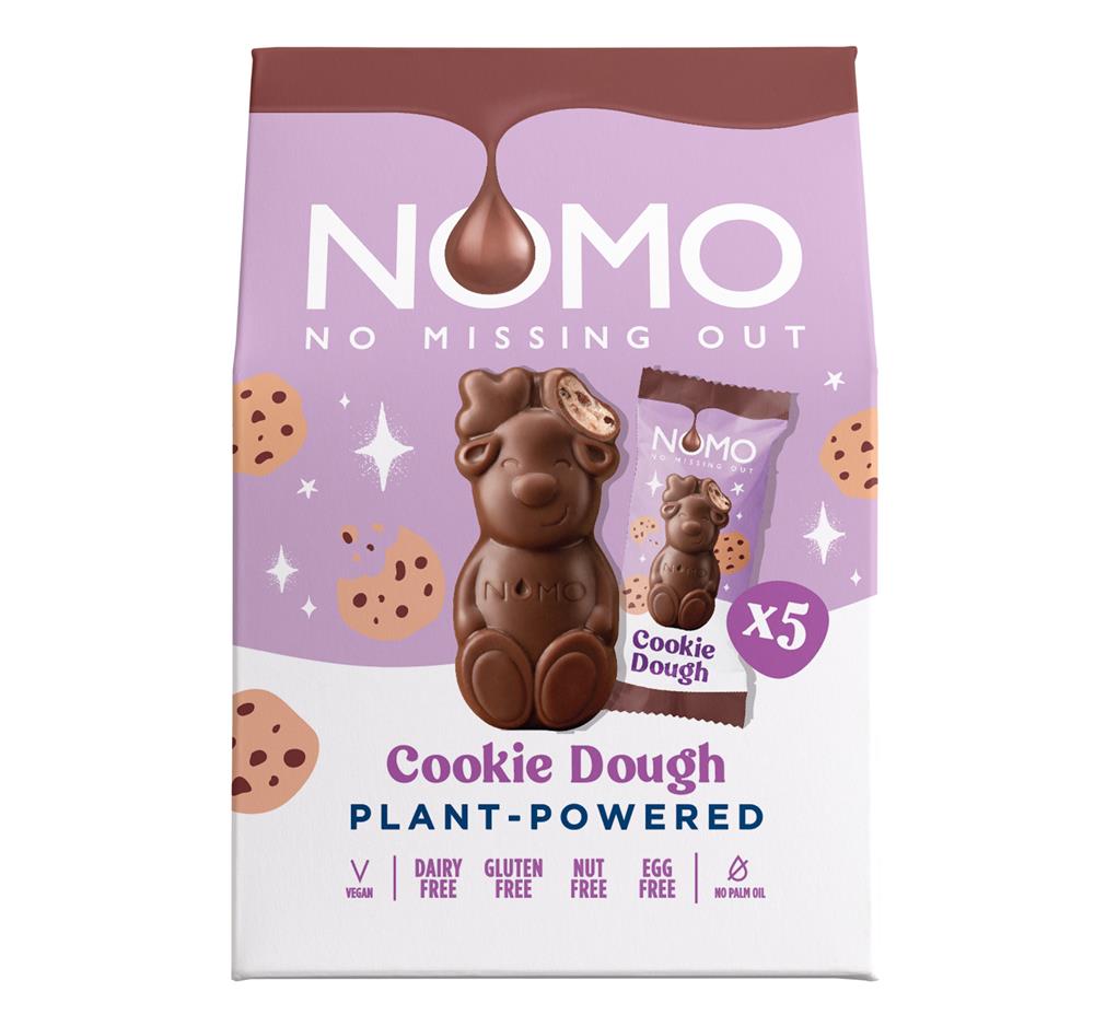 NOMO Xmas Mini Reindeer Cookie Dough Multipack 53g