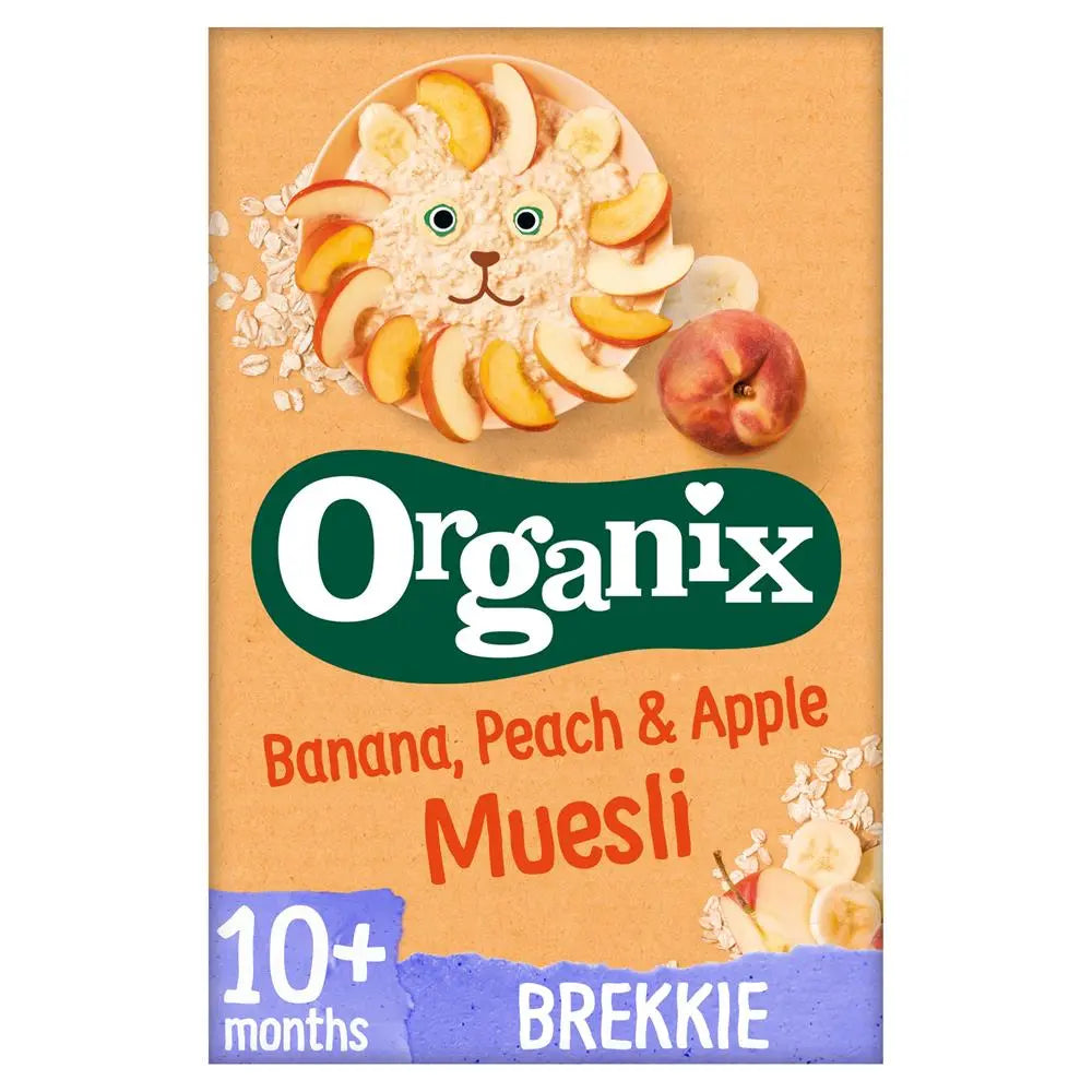 Organix Banana Peach & Apple Baby Muesli 200g