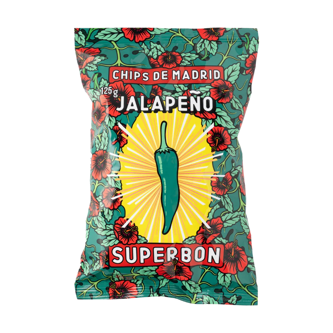 Superbon Chips De Madrid Jalapeno 125g