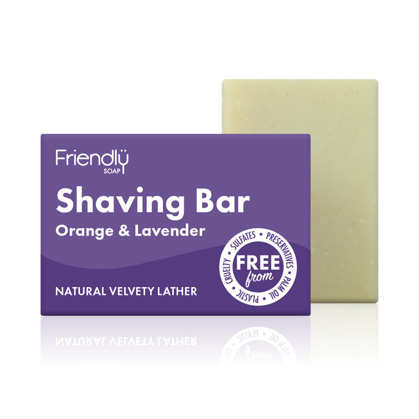 Friendly Shaving Bar Orange & Lavender 95g