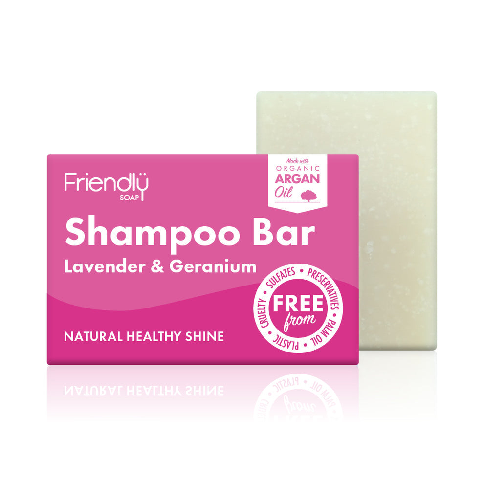 Friendly Shampoo Bar Lavender & Geranium 95g