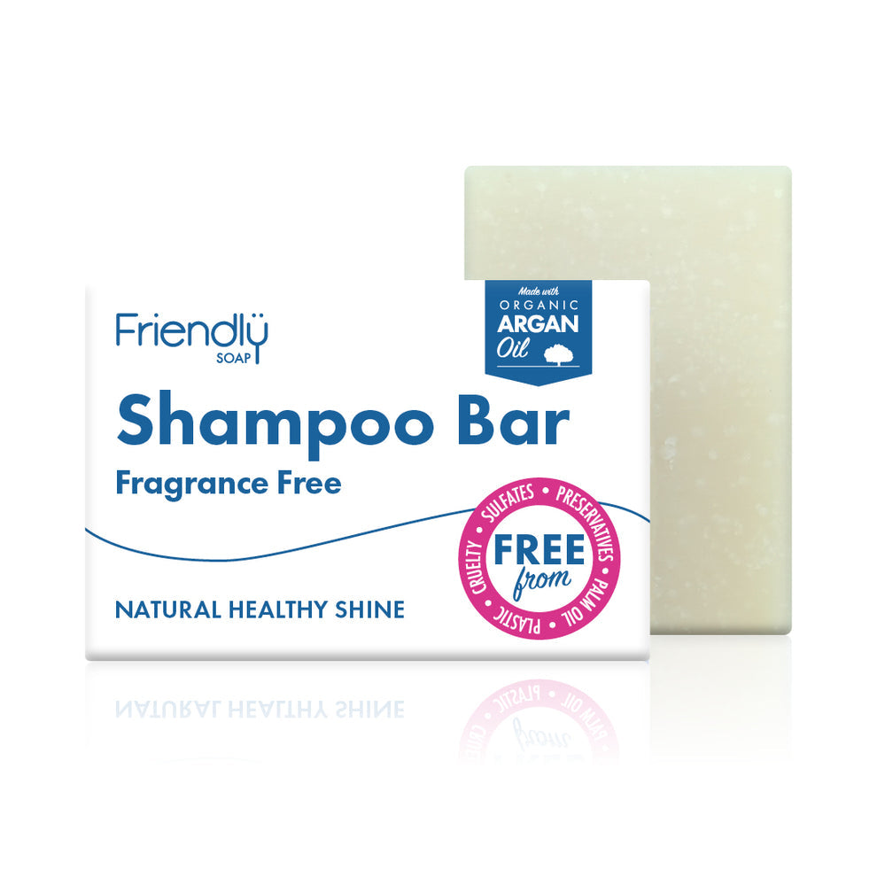 Friendly Soap Shampoo Bar Fragrance Free 95g