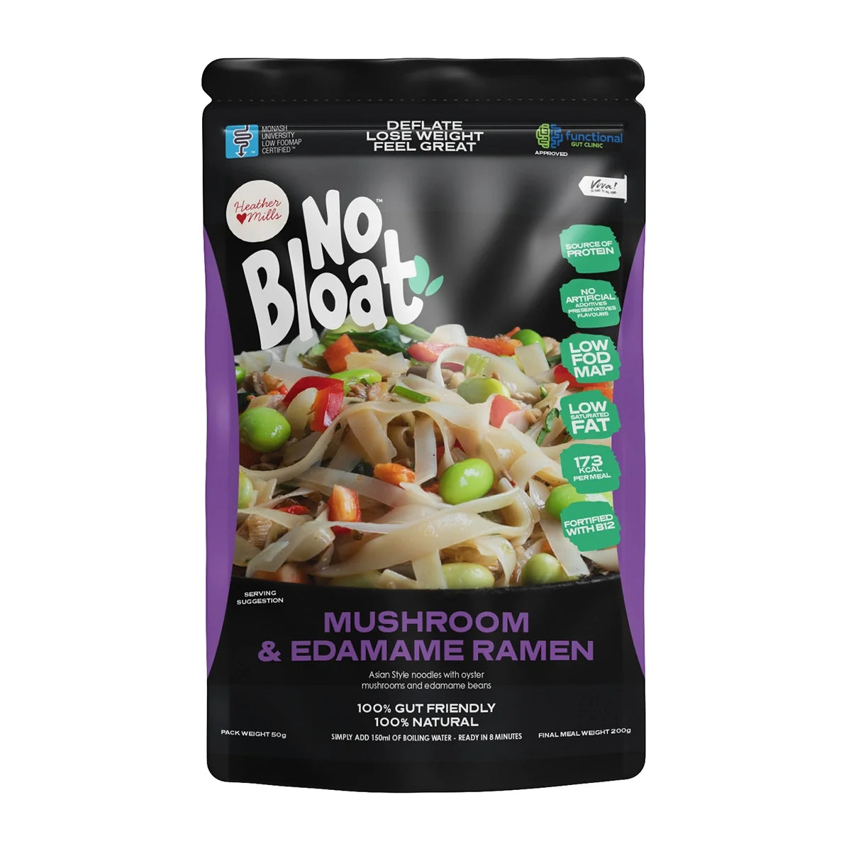 No Bloat Mushroom & Edamame Ramen 50g