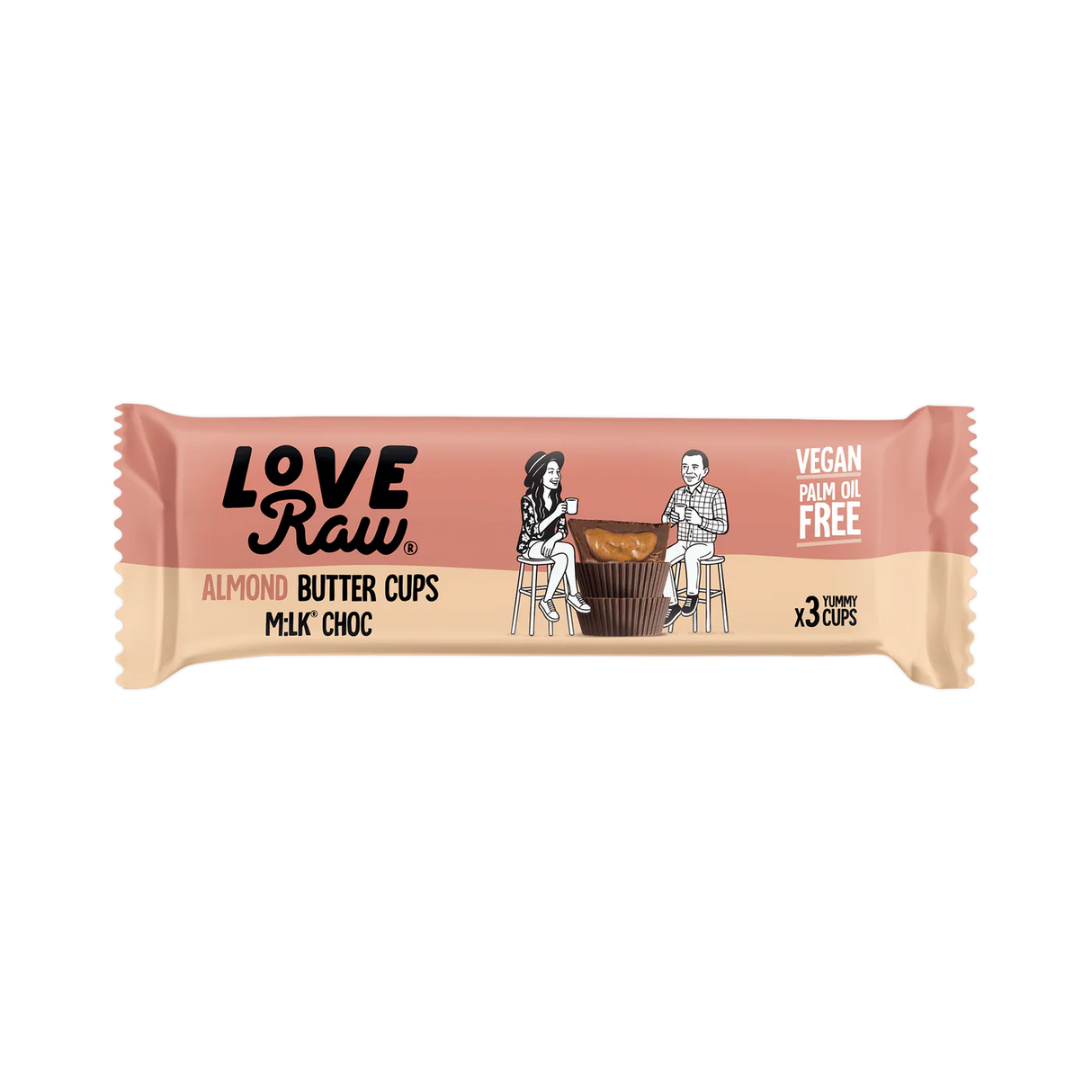 Loveraw Almond Butter Cups 39g