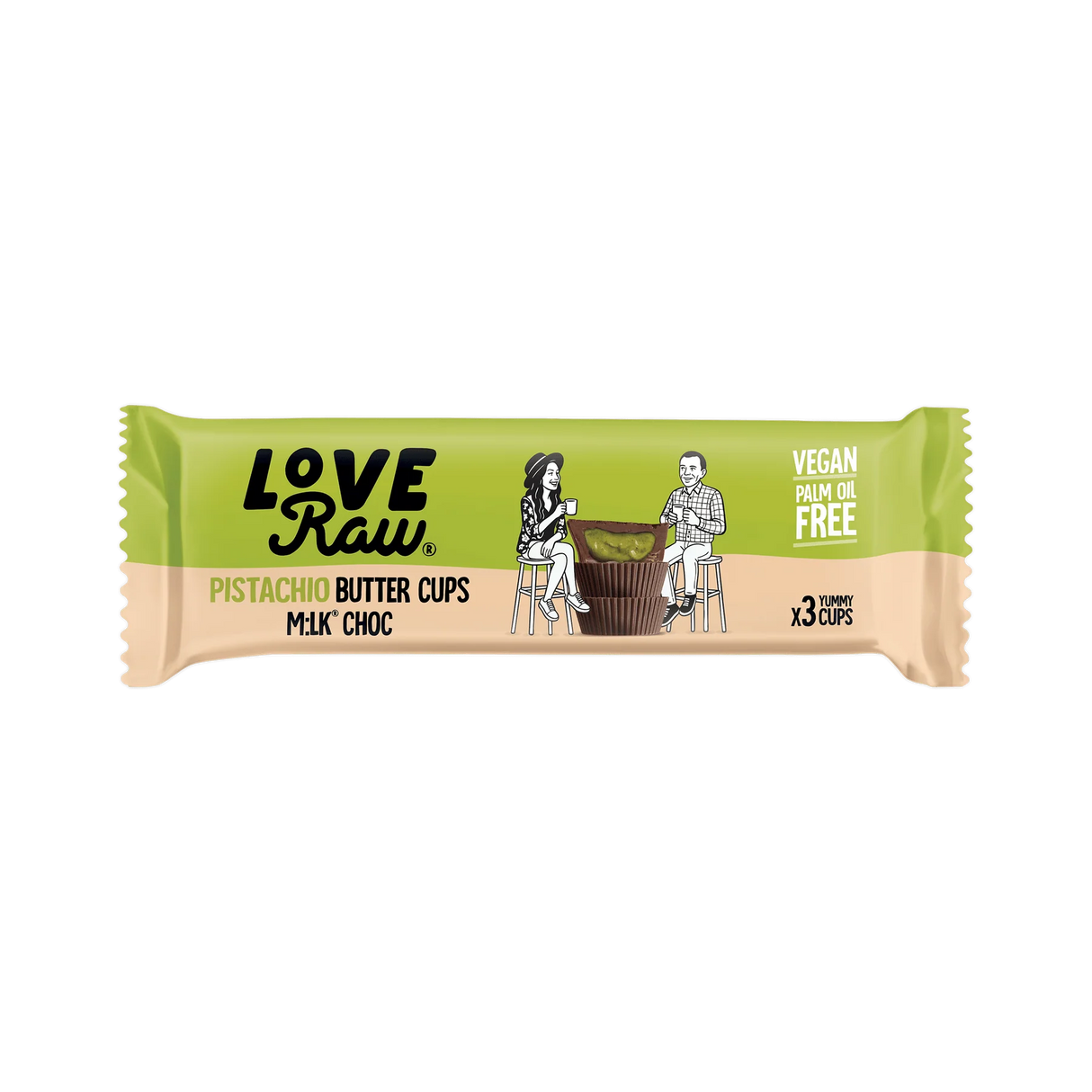 Loveraw Pistachio Butter Cups 39g