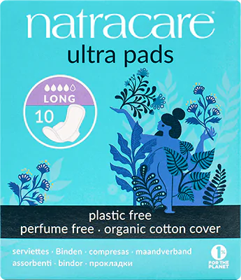 Natracare Ultra Pads With Wings Long
