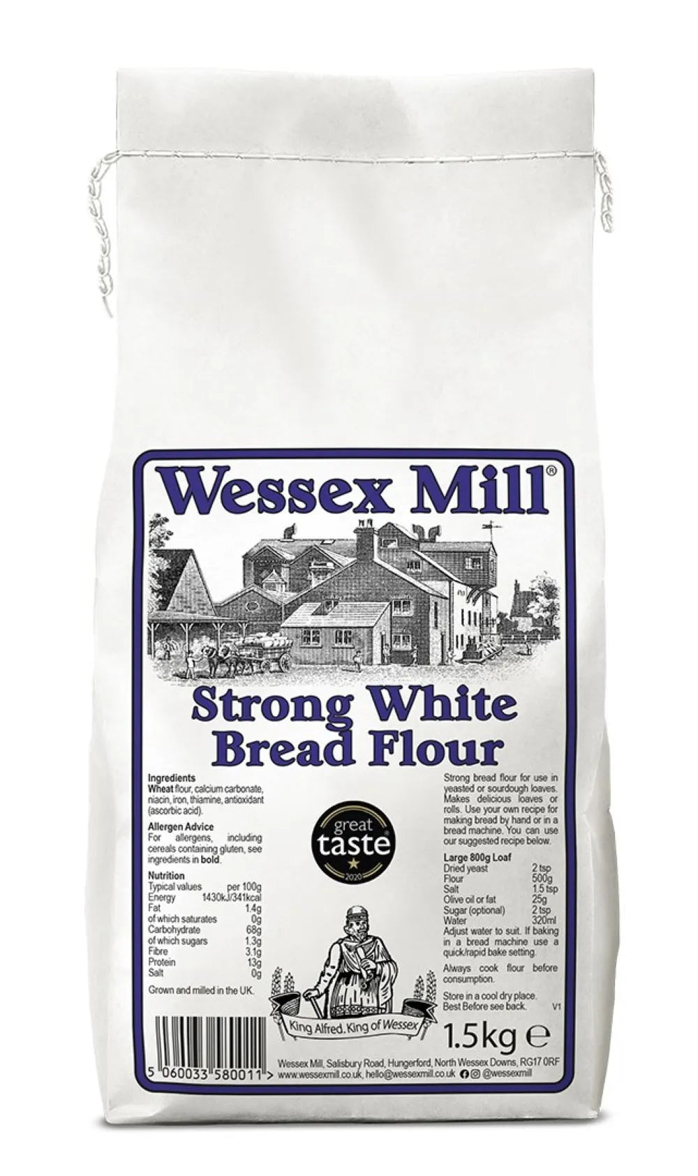 Wessex Mill Strong White Bread Flour 1.5kg