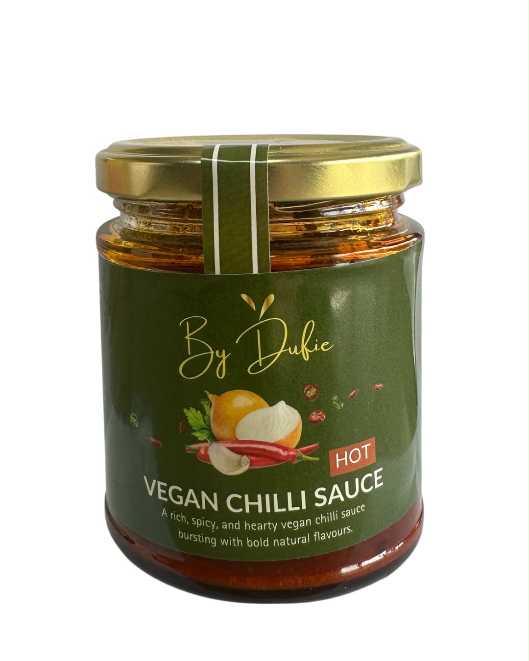 By Dufie Vegan Chilli Sauce Hot 160g