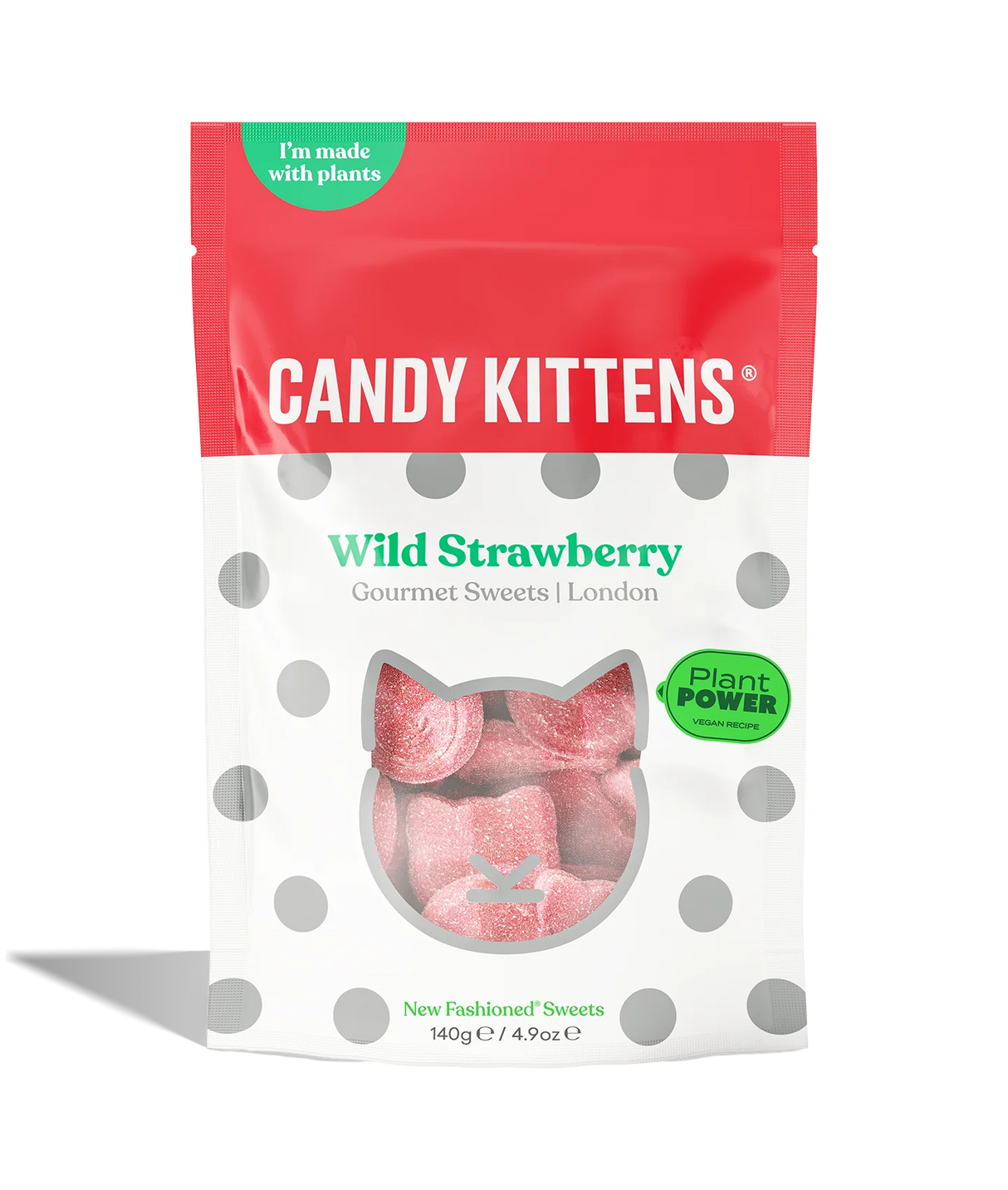 Candy Kittens Wild Strawberry Sweets 140g