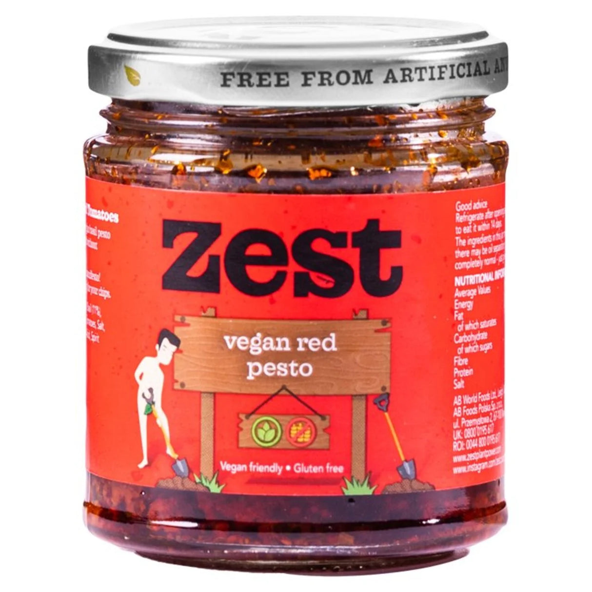 Zest Red Pesto 165g