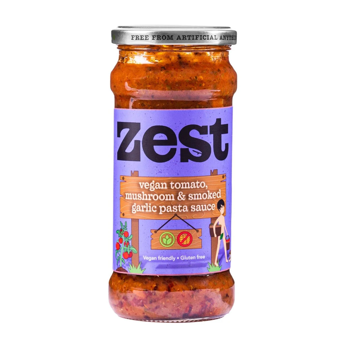 Zest Tomato Mushroom & Garlic Pasta Sauce 340g