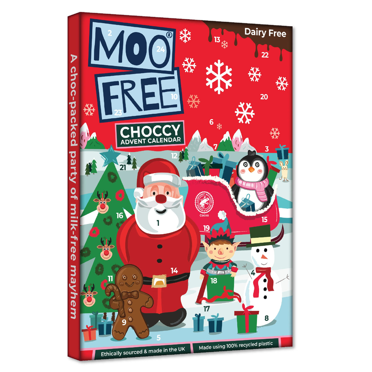 Moo Free Milk Choc Advent Calendar 70g