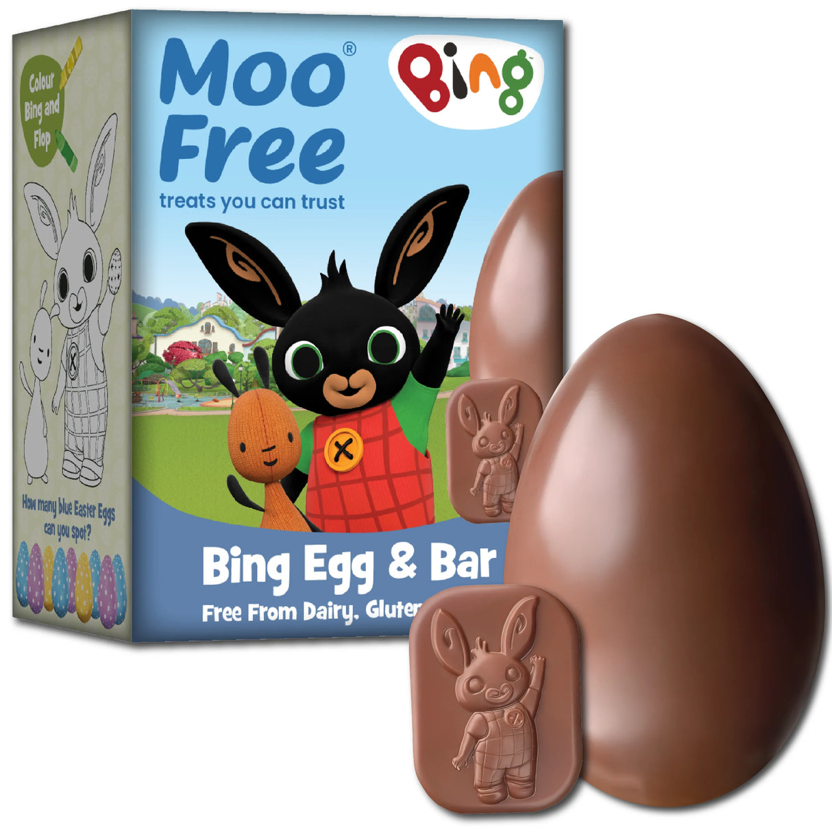 Moo Free Bing Easter Egg & Bar 80g